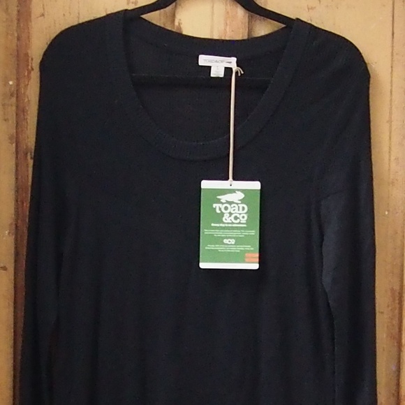 Toad&Co Cambria Sweater Dress Wool/Cotton/Tencel - Picture 4 of 6